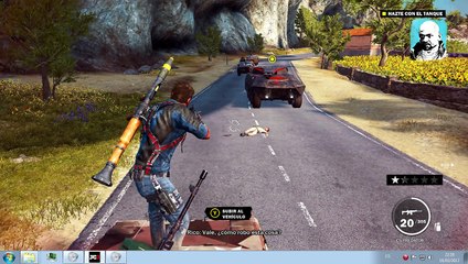 Just Cause 3,Gameplay Historia 17, Robando el tanque con escudo de Babarium