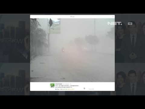 IMS - Gunung Kelud Meletus, Kondisi Kota Sekitar Kediri Lewat CCTV