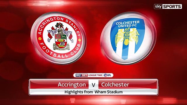 Accrington vs Colchester 2-1 All Goals & Highlights HD 18.02.2017