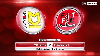 MK Dons vs Fleetwood 0-1 All Goals & Highlights HD 18.02.2017