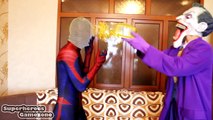 Spiderman Vs Elsa Frozen Going to Fishing Venom Captain American Fun Superheroes in Real l