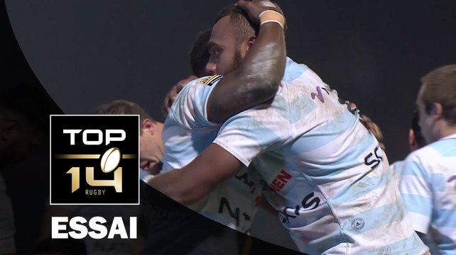 TOP 14 ‐ Essai 1 Leone NAKARAWA (R92) – Racing 92-Brive – J18 – Saison 2016/2017