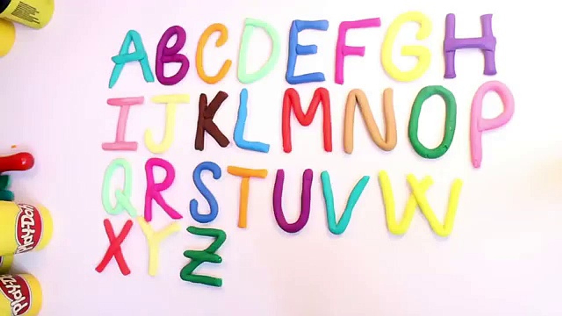 play doh alphabet