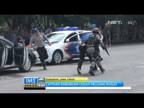 IMS - Latihan siaga pemilu Polda Jatim dan Sumenep