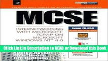 [PDF] MCSE: Internetworking with Microsoft TCP/IP on Microsoft Windows NT 4.0 Free Books