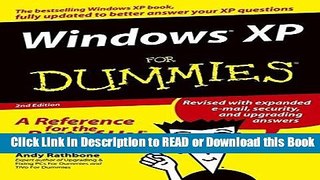 Books Windows XP For Dummies Free Books