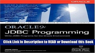 [Download] Oracle 9i JDBC Programming Read Online