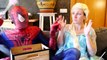 Frozen Elsa Breaks Her Arm w/ Spiderman in Real Life! Superhero ft Hulk & Colors Poo