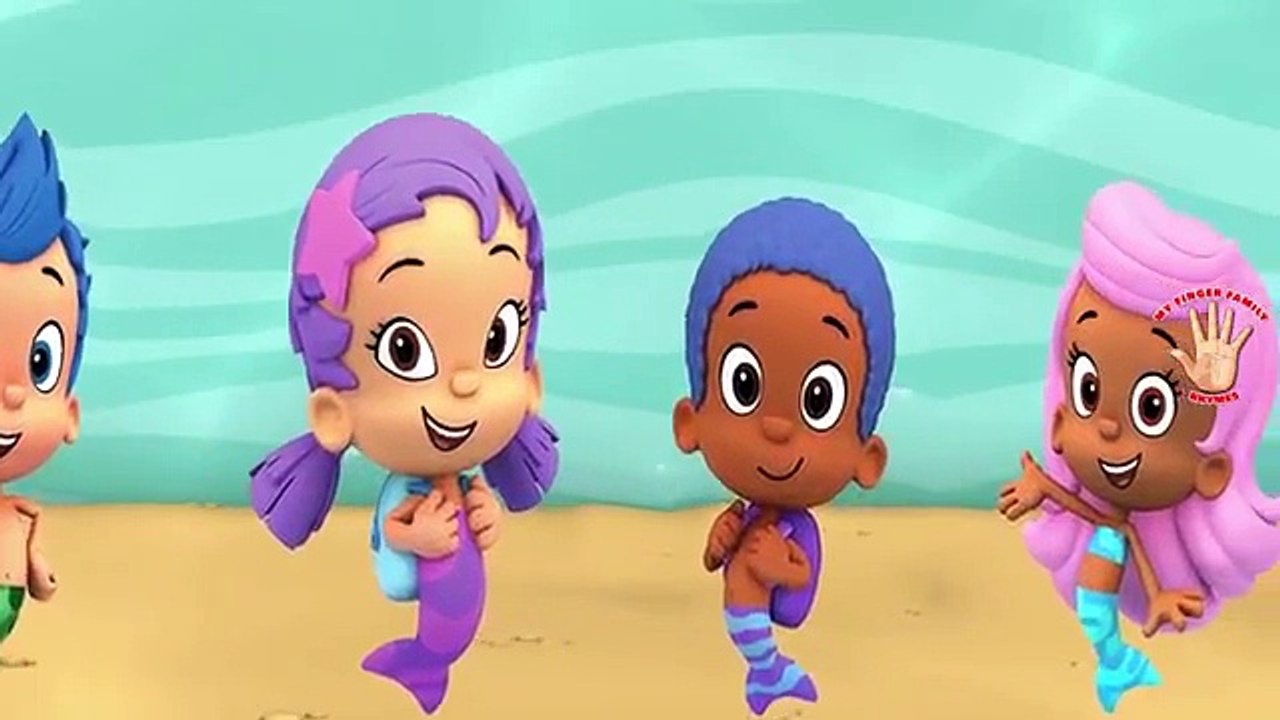BUBBLE GUPPIES Finger Family Song | MY FINGER FAMILY RHYMES