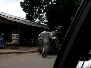 Depuis un taxi de Lomé
