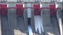 Emergency water discharges ¦¦ Dam water release ¦¦ Pressure ¦¦ Dam waterfall ¦¦ Crash Fails.