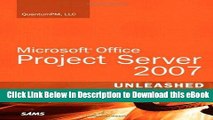 PDF [DOWNLOAD] Microsoft Office Project Server 2007 Unleashed BOOOK ONLINE