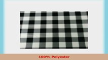 ArtOFabric Checkered Tablecloth 58 Inches X 144 Inches 100 Polyester  Black 4ad27a7c