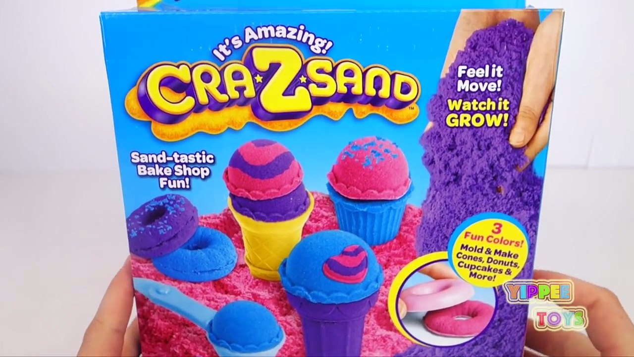 Cra-z-sand Ice Cream Cupcake Yummy Treats Kinetic Sand Playset Sand Bake Shop Fun