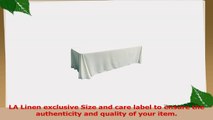 LA Linen 90 by 132Inch Rectangular Polyester Poplin Seamless Tablecloth  Rounded Corners b140082f