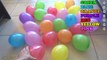 Learn Colors and to Count with Balloons and Surprise Eggs! Funny Learning Contest