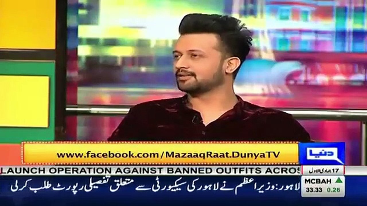 Atif Aslam Sharing Funny Moment