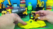 CAT Construction Toy Mighty Machines Build a Train Track - Dump Truck Bulldozer Camion de