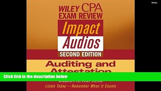 Popular Book  Wiley CPA Examination Review Impact Audios, 2nd Edition Auditing and Attestation