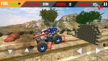 Patriot Wheele Monster truck Simulator Level 5 Android Gameplay