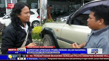 Aspektam Apresiasi Pemprov Kalsel Blokade Jalan