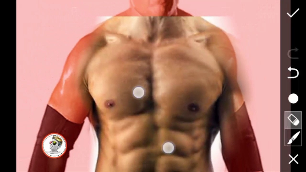 PicsArt Tutorial : How to Make Yourself Bodybuilder By Abdullah Zain
