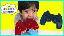 Gummy Food Controller Candy for Kids Taste Test! Family Fun Lego Gummy Candy Rev