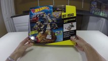 FUNNY HOT WHEELS MONSTER JAM CRASH FUN MAX D BATTLE Play Set- Opening Toys & Playing #1