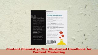 READ ONLINE  Content Chemistry The Illustrated Handbook for Content Marketing
