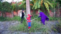Venom Kidnap Frozen Elsa Baby! Spiderman Anna Maleficent Recuse Elsa Baby ! Superheroes in