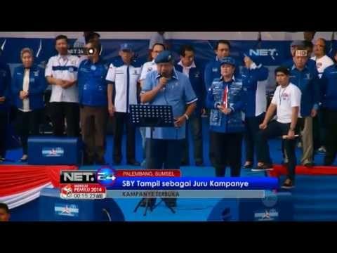 NET24-Presiden SBY Kampanye ke Palembang Tanpa Ajukan Cuti