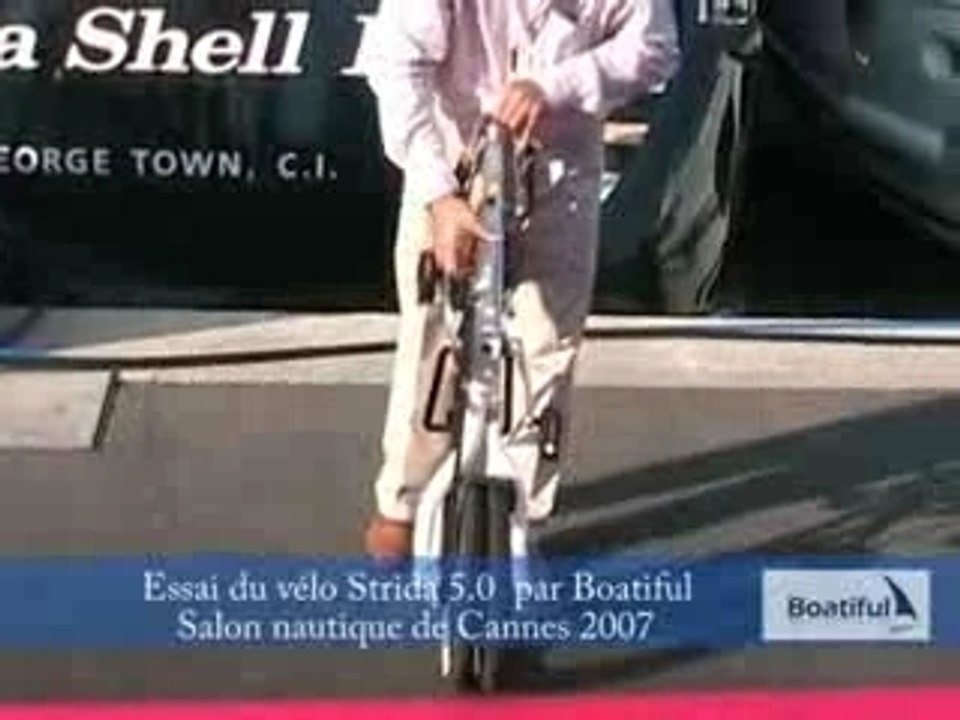 Vélo Pliant Strida - Salon Cannes 2007