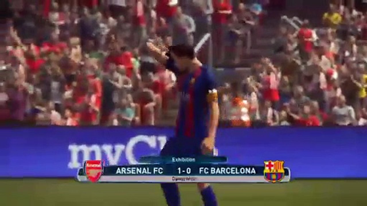 PES 2017 MATCH EXEBITION MULTIJOUEUR!