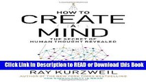 Books How to Create a Mind: The Secret of Human Thought Revealed Free Books