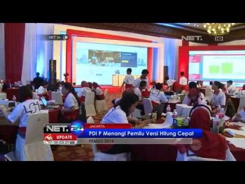 NET24 - PDIP jadi pemenang sementara Pemilu Legislatif 2014 berdasarkan quick count