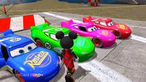 #Frozen Elsa #FUNNY RACE BIKE! #Spiderman #Hulk #Mickey #Lightning McQueen #Disney Cars