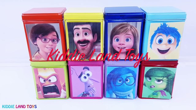 Disney Pixar Inside Out DIY Cubeez Funko Pop Toys Surprise Eggs Playdoh Dippin Dots Learn