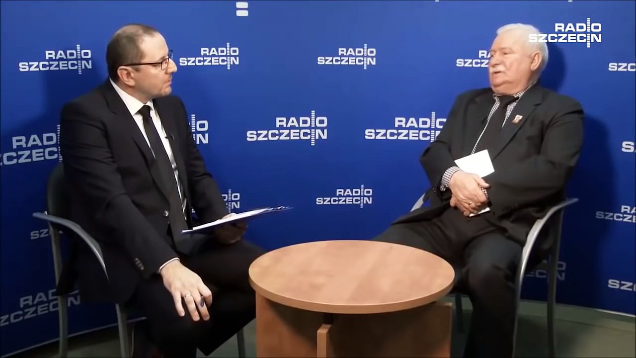 Wałęsa wychodzi wściekły ze studia