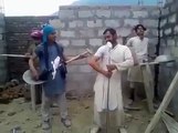 Break Dance video viral of Pathan labor class on social media