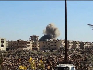 সিরিয়ার বিদ্রোহীদের অবস্থানে সরকারি বাহিনীর বিমান হামলা জোরদার