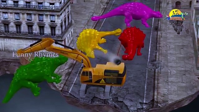 Learn Dinosaurs Colors with Zebra for Childrens Colors Song Toddlers Nursery Rhymes