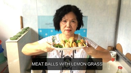 HOW TO COOK MEATBALLS WITH LEMON GRASS