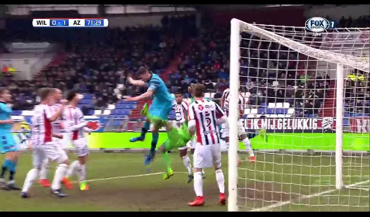 Derrick Luckassen Goal HD - Willem II 0-1 AZ Alkmaar - 19.02.2017