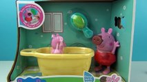 Peppa Pig Color Changers Muddy Puddles Bathtime Peppa Fisher Price Toys Review Nick Jr