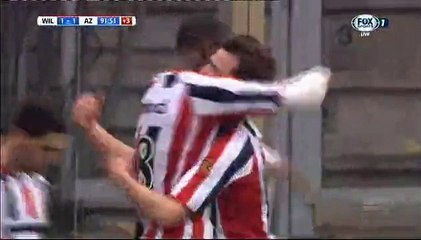 Faklenburg GOAL (1:1) Willem II - AZ Alkmaar