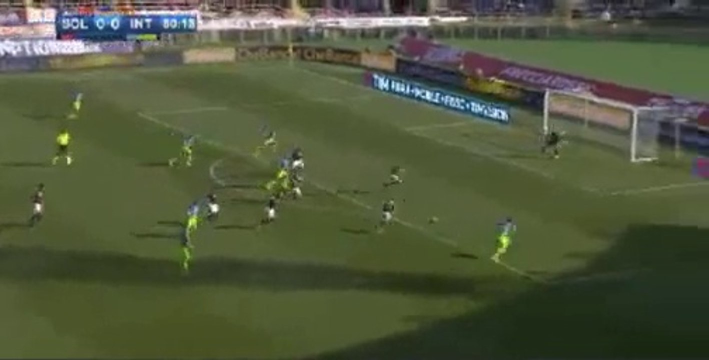Gabriel Goal Bologna 0 - 1 Inter SA 19-2-2017