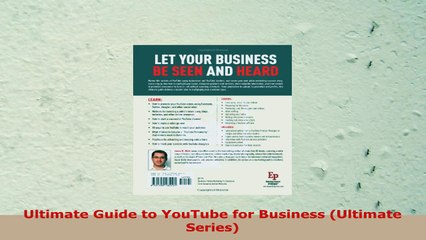 READ ONLINE  Ultimate Guide to YouTube for Business Ultimate Series