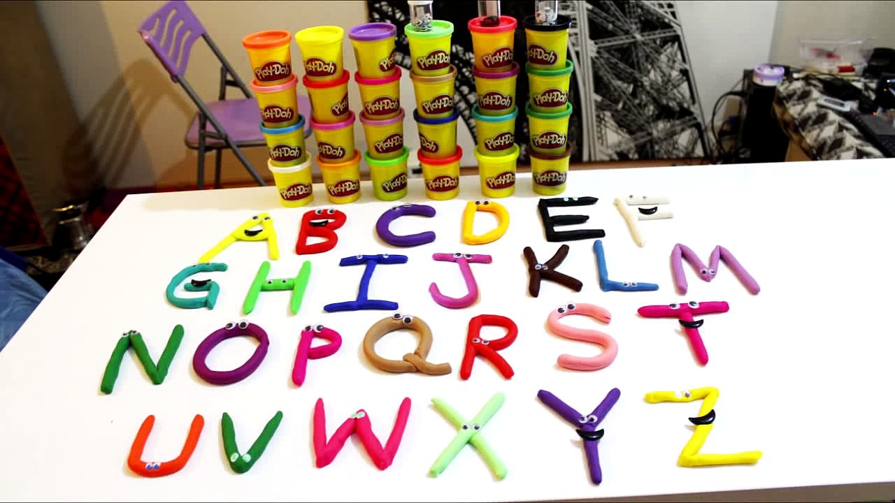 Play Doh Alphabet Surprise | ABC Songs for Children, Kindergarten Kids Learn the Alphabet,