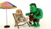 Hulk falls in love with Elsa   Play Doh Frozen Animation ¦ Frozen Play Doh Cartoon Stop Motion[1]