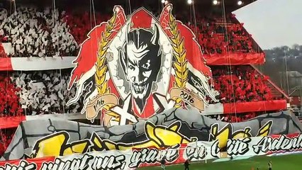 Voici les tifos réalisés pour les 20 ans des Ultras Inferno 96